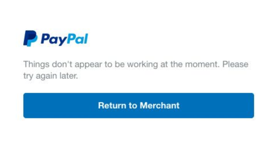 I See A Paypal Error When I Try To Support Someone Ko Fi Help