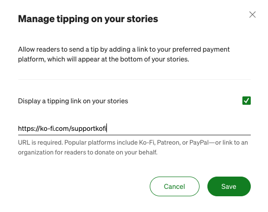 How to Use Ko-fi With Medium – Ko-fi Help
