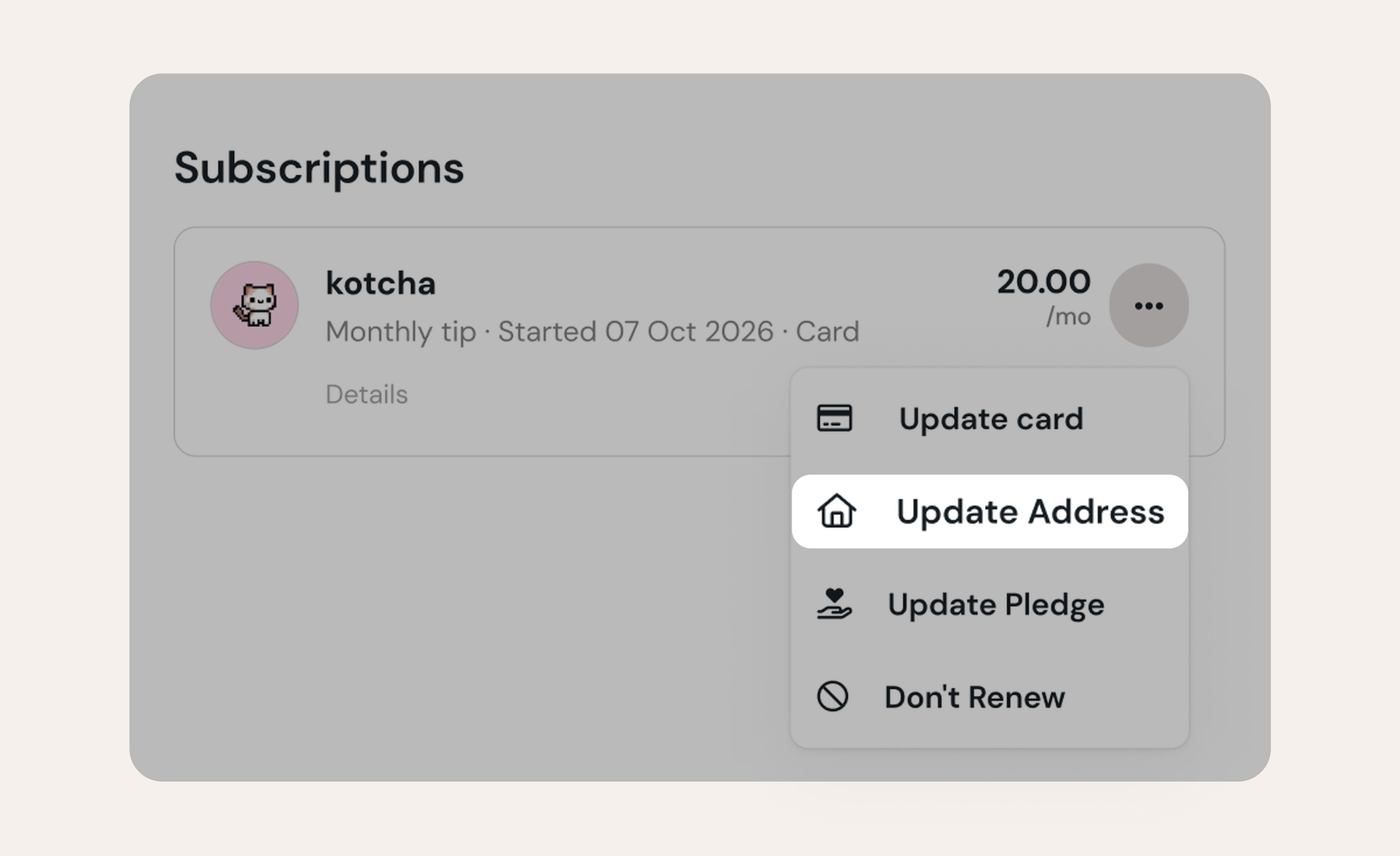 ko-fi-subscriptions-update-address-highlight.png